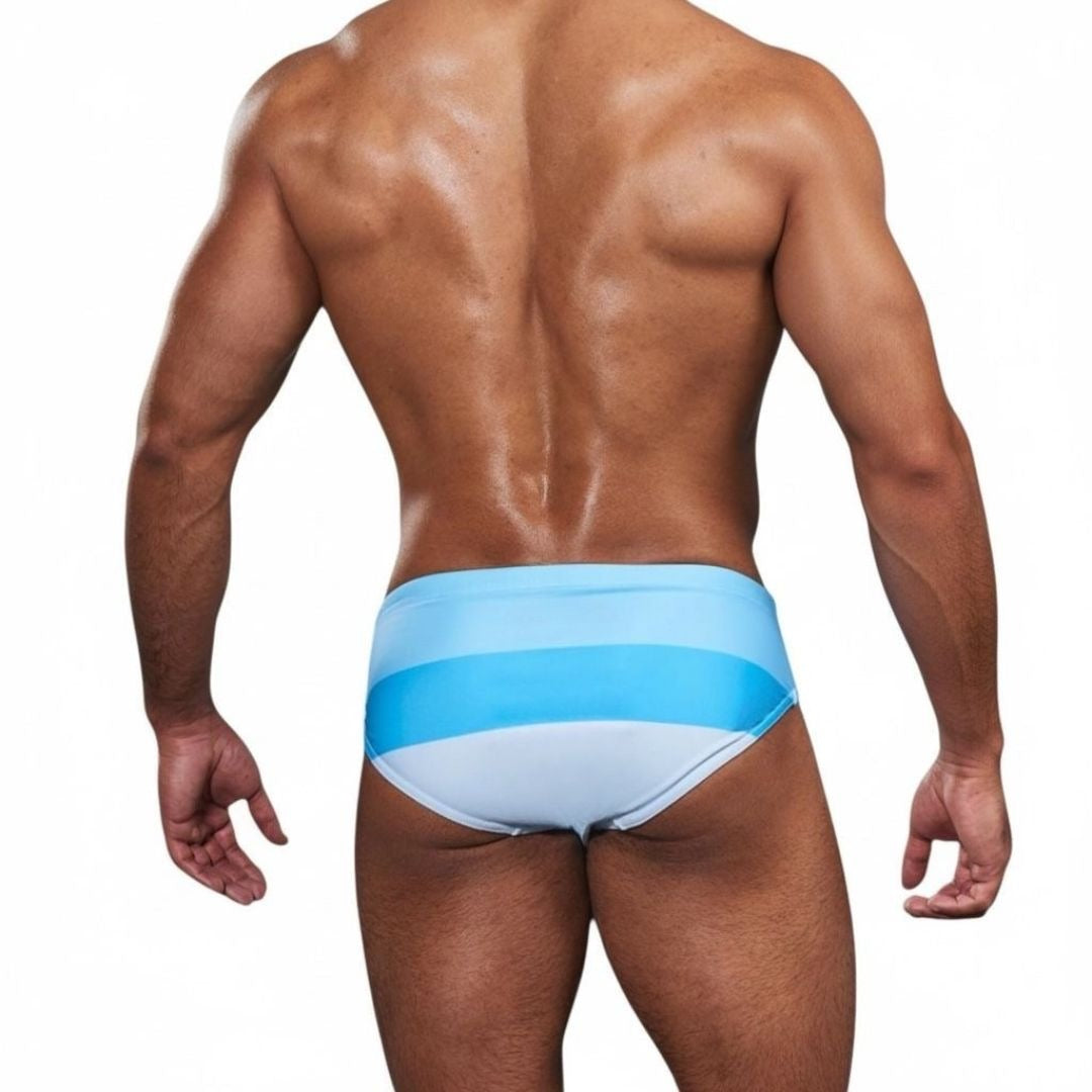 Equal Swimwear Brief Tricolor Azul