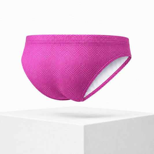 Bikini Fresh Rosa para hombre, vista trasera de producto | Equal Swimwear