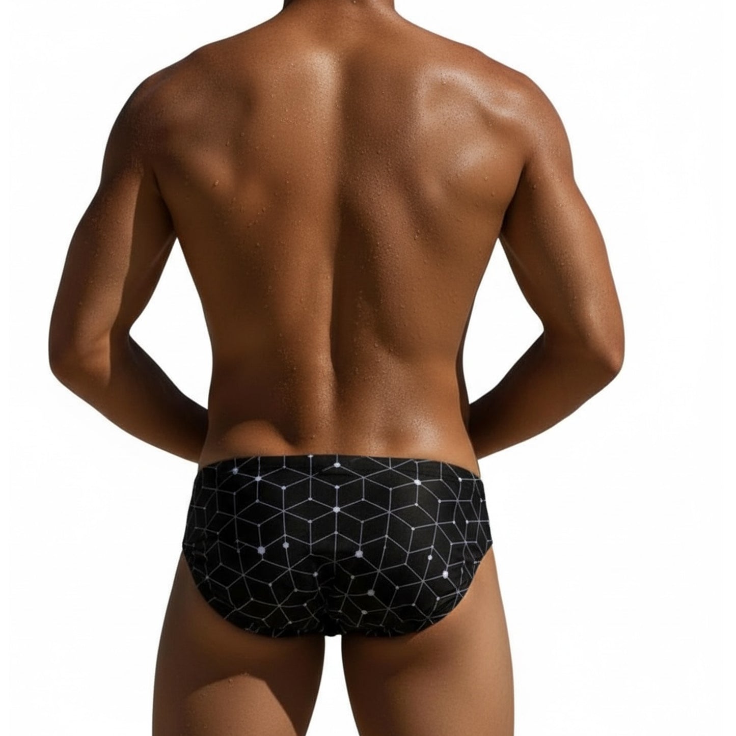 Equal Swimwear Brief Style Negro/Blanco