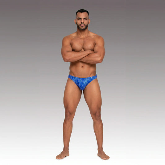 Equal Swimwear Bikini Geométrico Azul Equal Swimwear