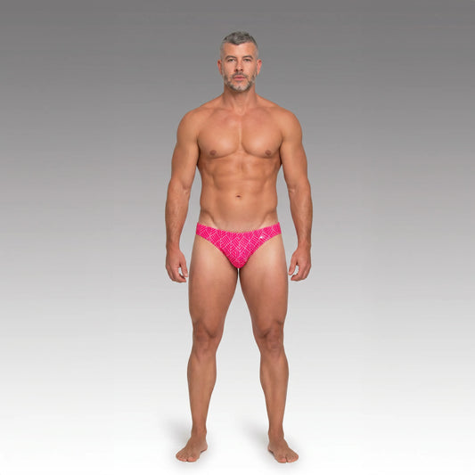 Equal Swimwear Bikini Geométrico Rosa