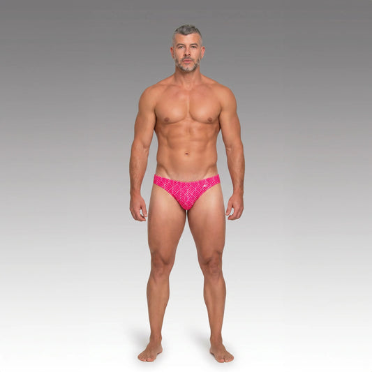 Equal Swimwear Bikini Geométrico Rosa Equal Swimwear