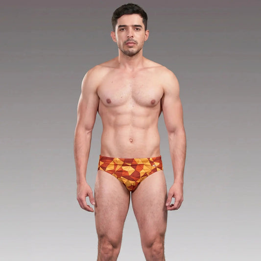 Brief Prisma Naranja - Equal Swimwear