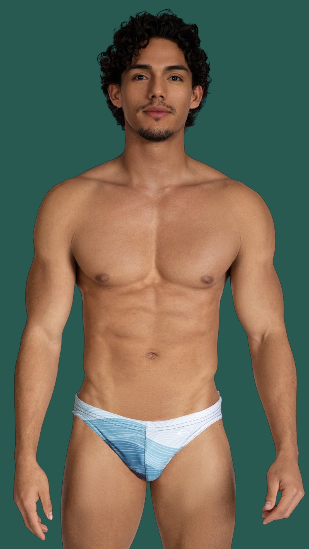 Equal Swimwear Bikini Wave Blue