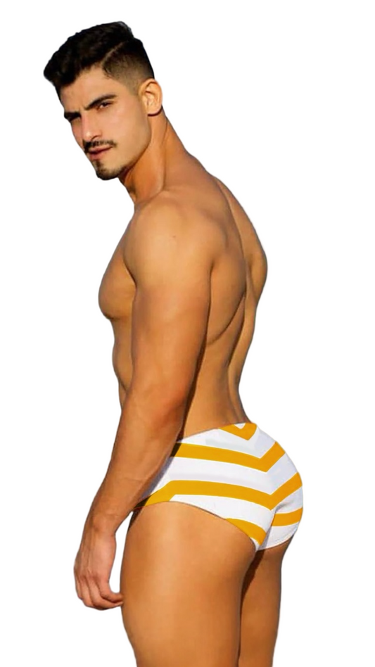 Equal Swimwear Brief Zig Zag Amarillo