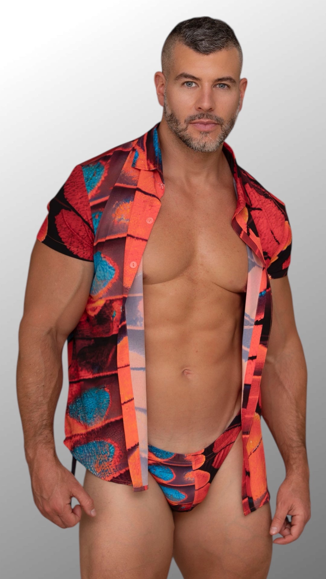 Equal Swimwear Bikini Essence Orange Butterfly