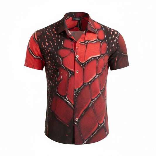 Equal Swimwear traje de baño y camisa Essence Rojo Magna