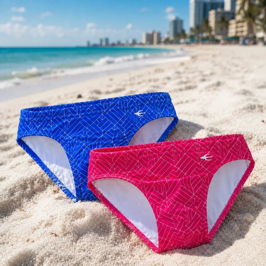 Bikini Geométrico vista de producto – Equal Swimwear, bañador para hombre resistente al cloro