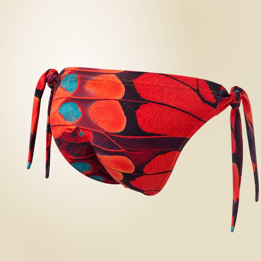 Bikini Essence Naranja Solar para hombre, vista trasera | Equal Swimwear