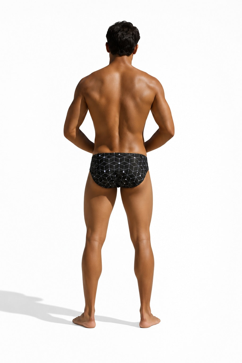 Brief Negro/Blanco Equal Swimwear Equal Swimwear