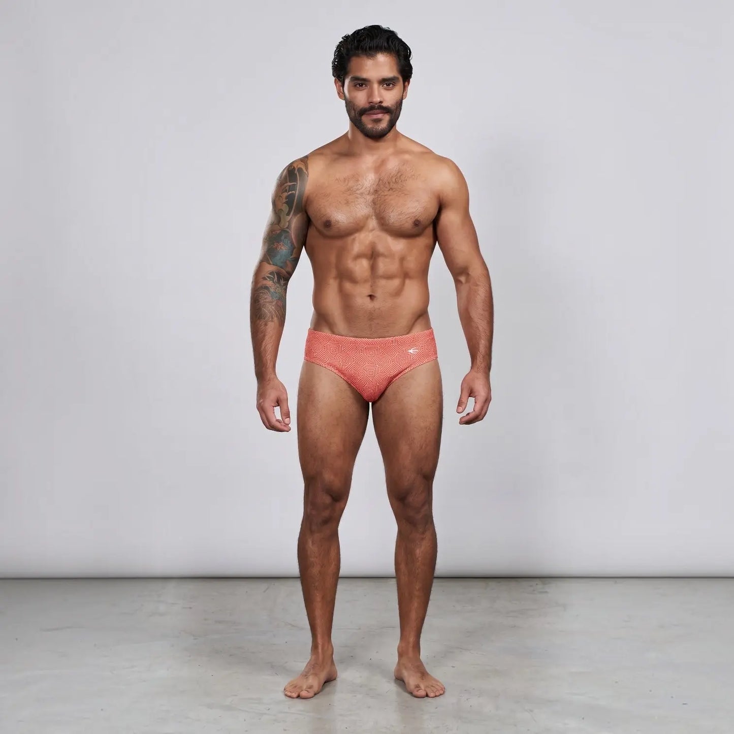 Brief Geométrico Salmón Equal Swimwear Equal Swimwear