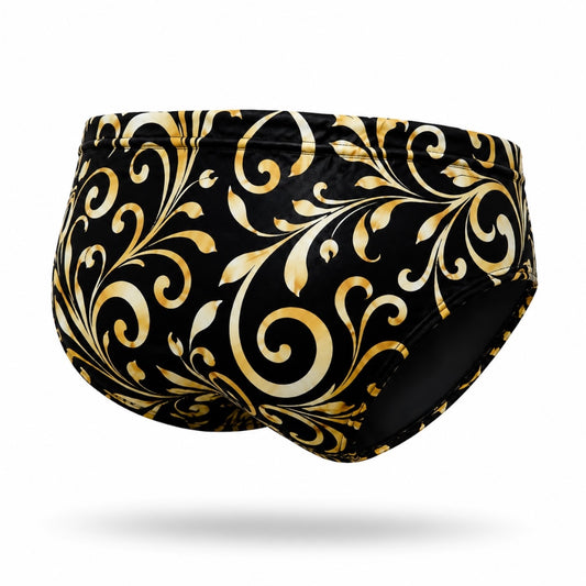 Brief Grecas Negro Equal Swimwear