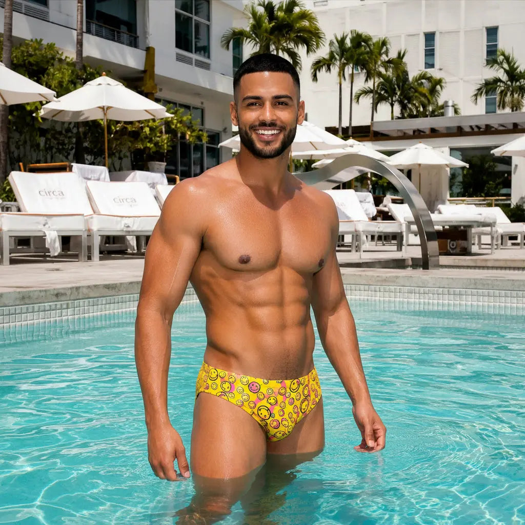 Brief Happy, vista trasera – EQUAL Swimwear, bañador para hombre