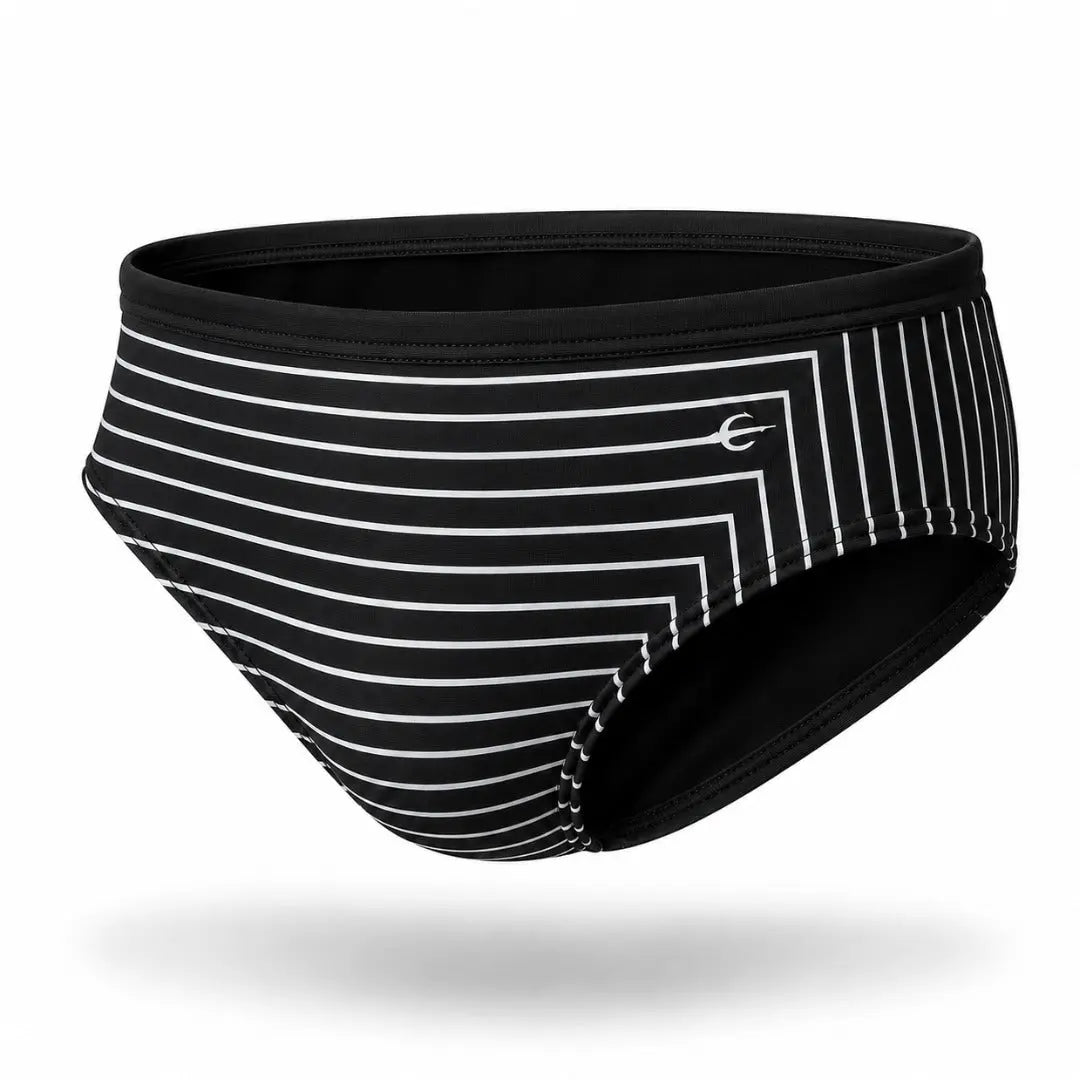 Brief Lines vista trasera – Equal Swimwear, traje de baño para hombre, tela premium