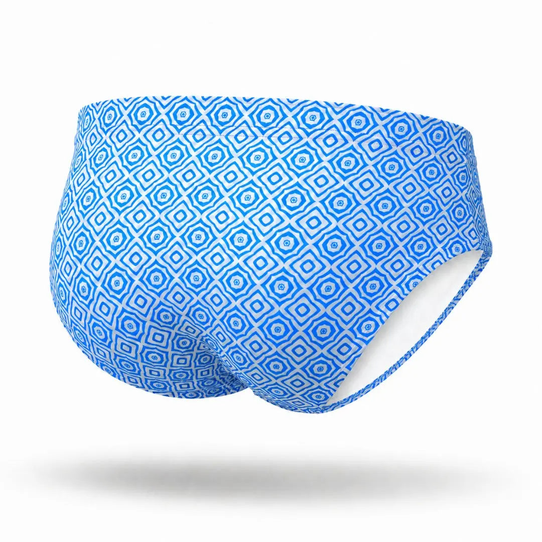 Brief Mykonos vista de producto – Equal Swimwear, bañador para hombre resistente al cloro
