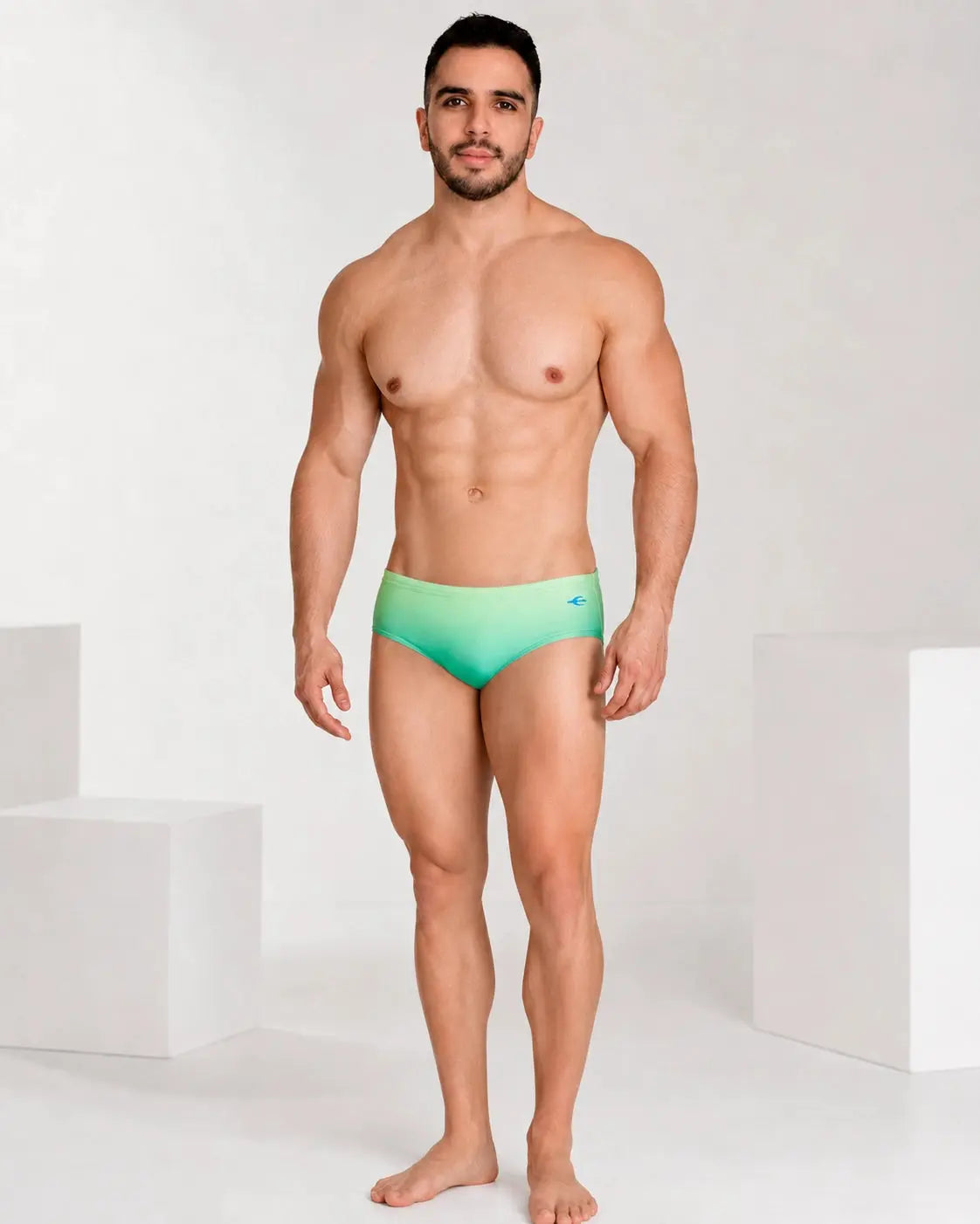 Brief Colors vista trasera – Equal Swimwear, traje de baño para hombre, tela premium