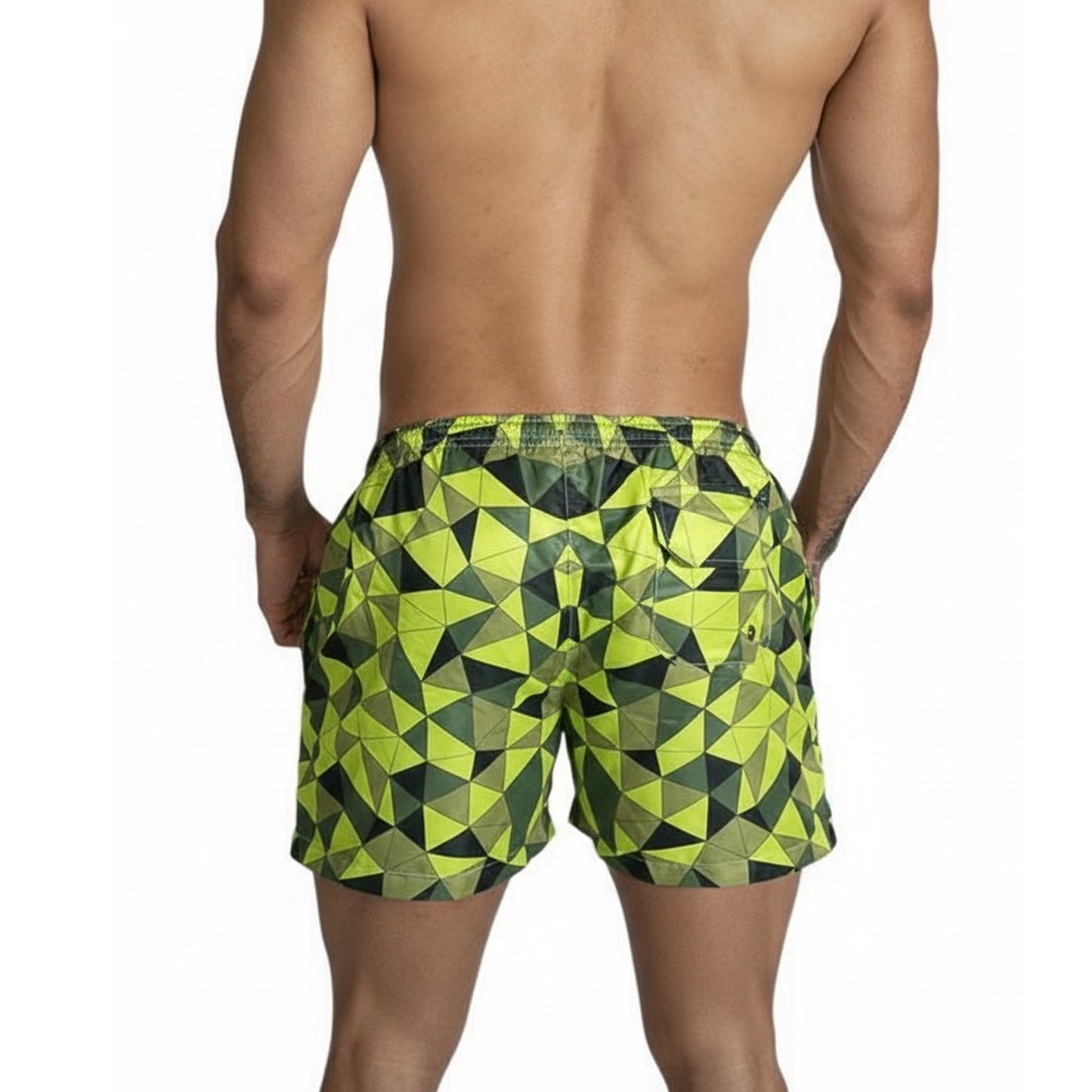 Equal Swimwear Short Prisma Verde Fuerte