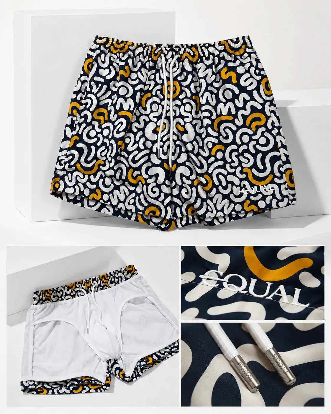 Short Laberinto Equal Swimwear Equal Swimwear