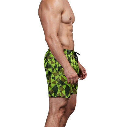 Equal Swimwear Short Prisma Verde Fuerte