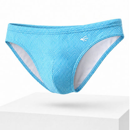 Bikini Fresh Azul para hombre, vista de perfil de producto | Equal Swimwear