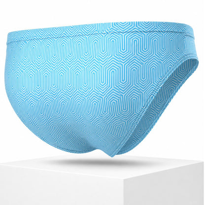 Bikini Fresh Azul para hombre, vista trasera de producto | Equal Swimwear