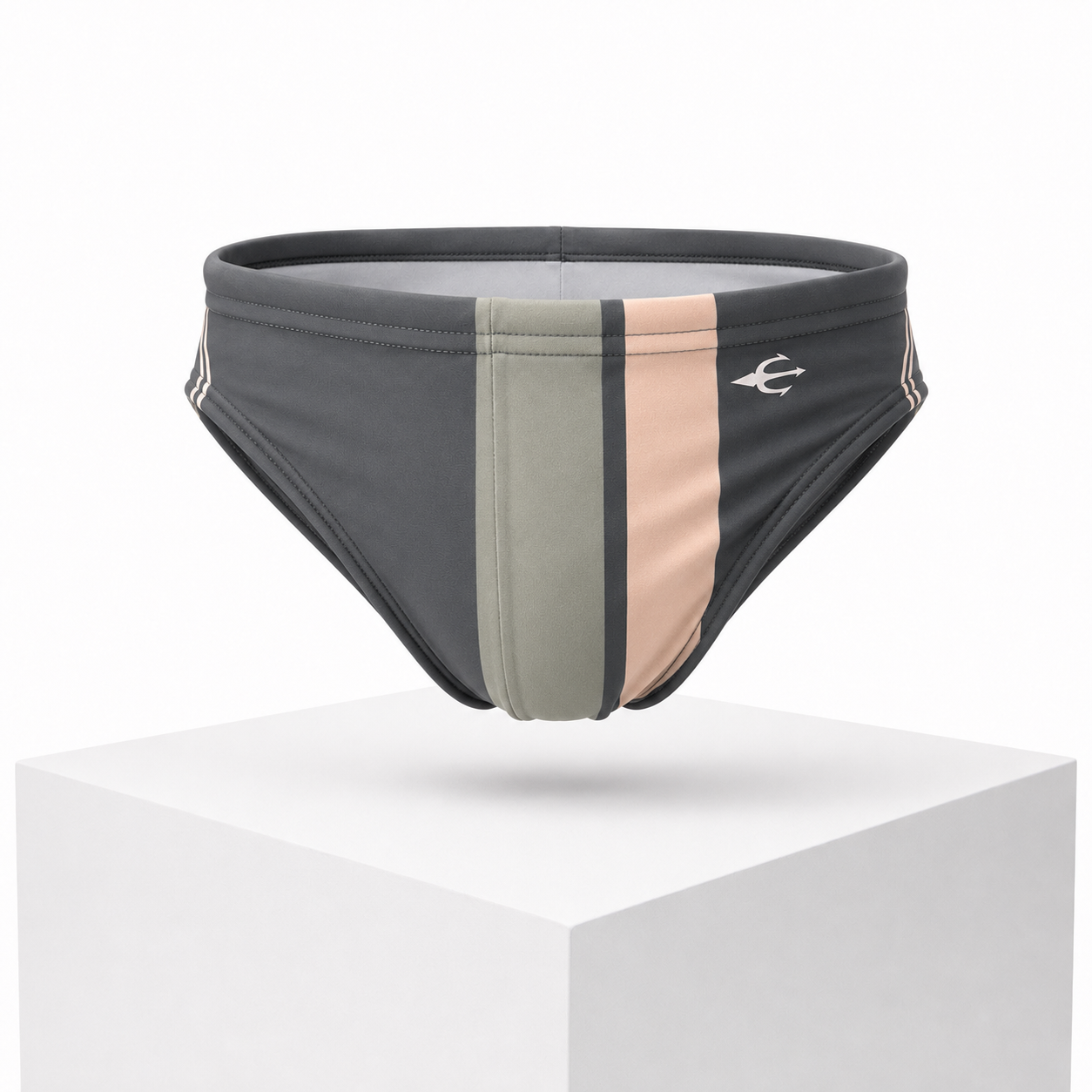 Bikini Shore Verde para hombre, vista frontal de producto | Equal Swimwear