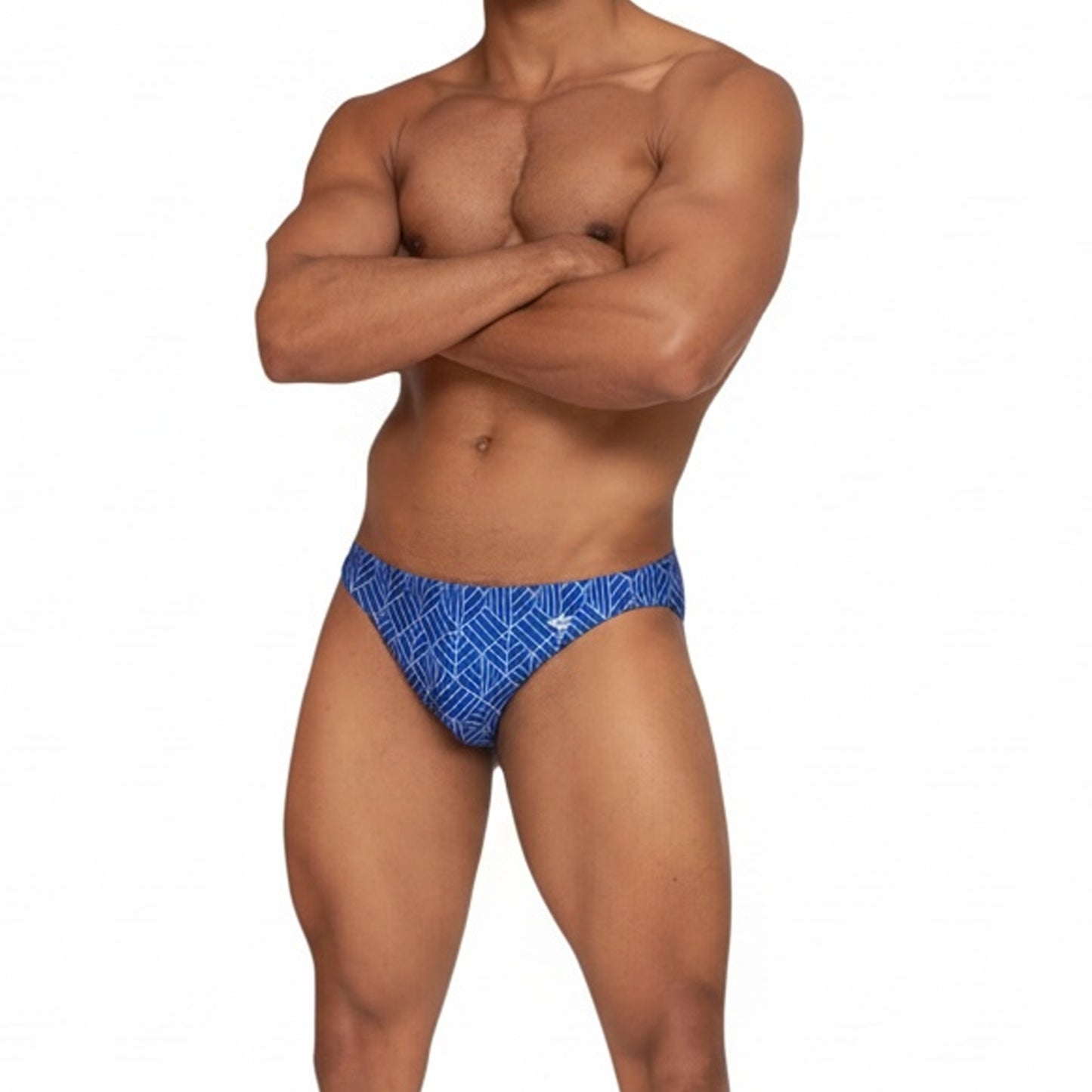 Equal Swimwear Bikini Geometría Azul