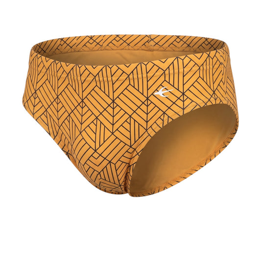 Brief Geométrico Amarillo Equal Swimwear Equal Swimwear