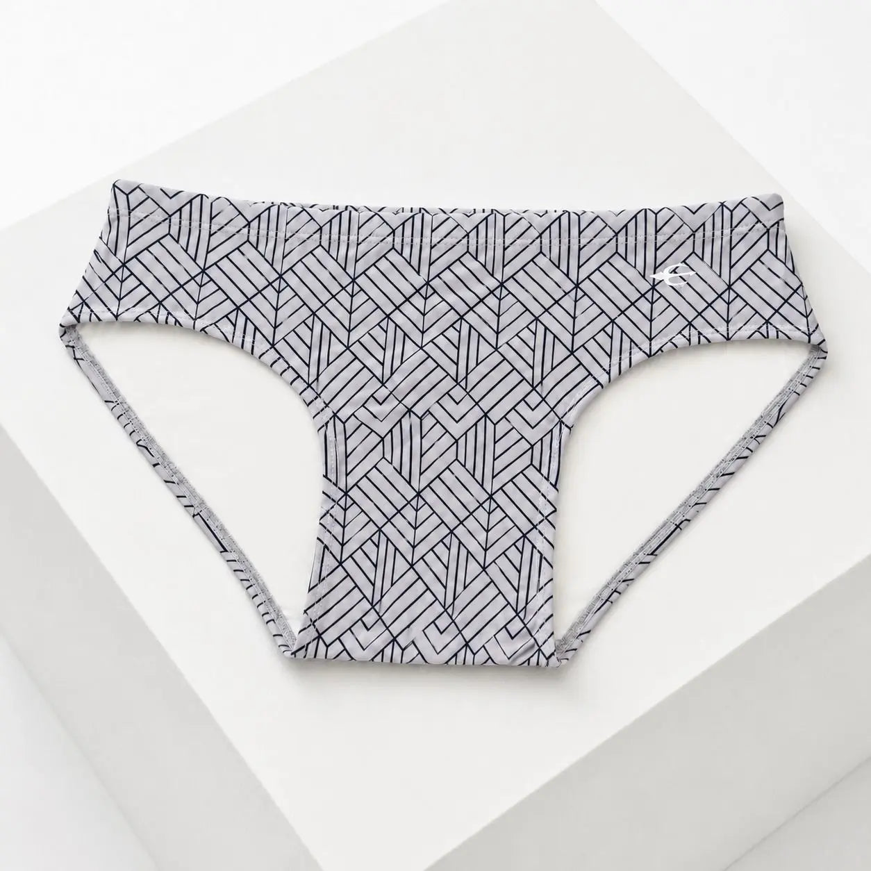 Brief Geométrico Gris Equal Swimwear Equal Swimwear