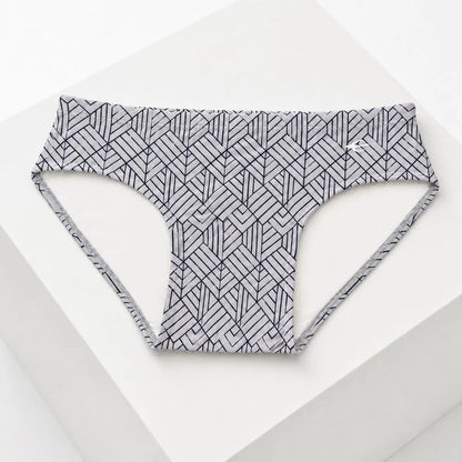 Brief Geométrico Gris Equal Swimwear Equal Swimwear