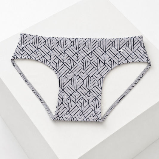 Brief Geométrico Gris Equal Swimwear Equal Swimwear