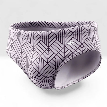 Brief Geométrico Gris Equal Swimwear Equal Swimwear