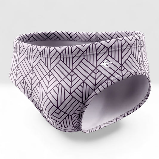 Brief Geométrico Gris Equal Swimwear Equal Swimwear