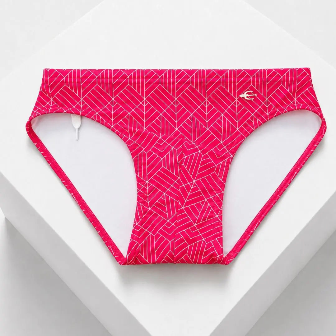 Brief Geométrico Rosa Equal Swimwear Equal Swimwear