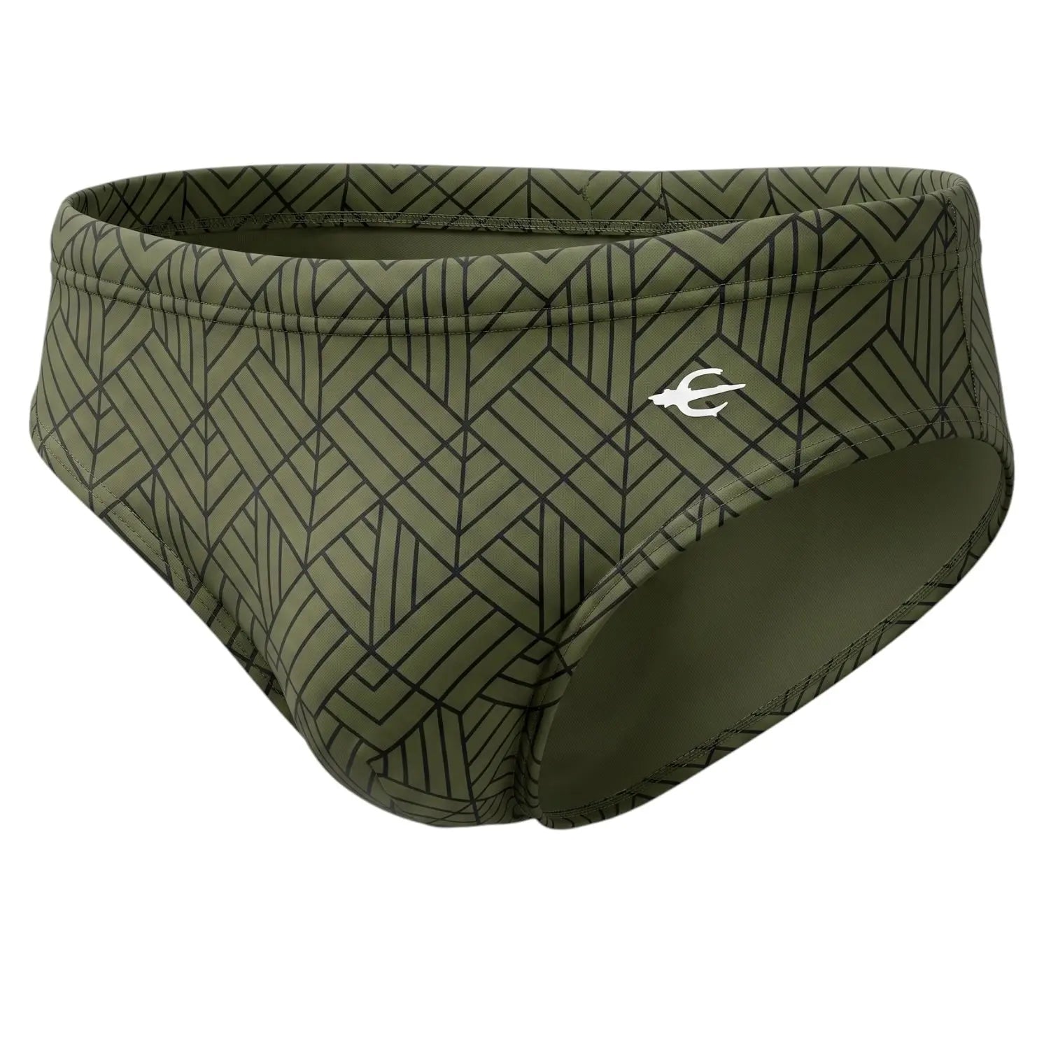 Brief Geométrico Verde Equal Swimwear Equal Swimwear