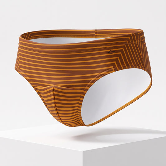 Brief Lines Naranja Equal Swimwear Equal Swimwear