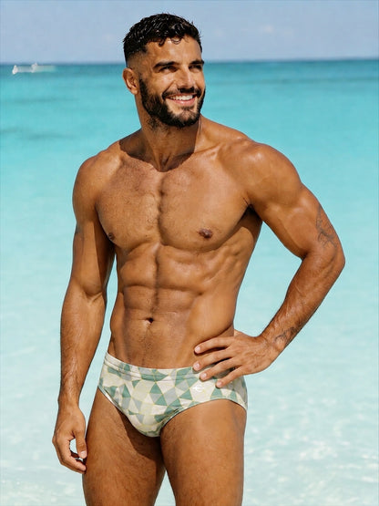 Brief Prisma Verde Claro Equal Swimwear Equal Swimwear