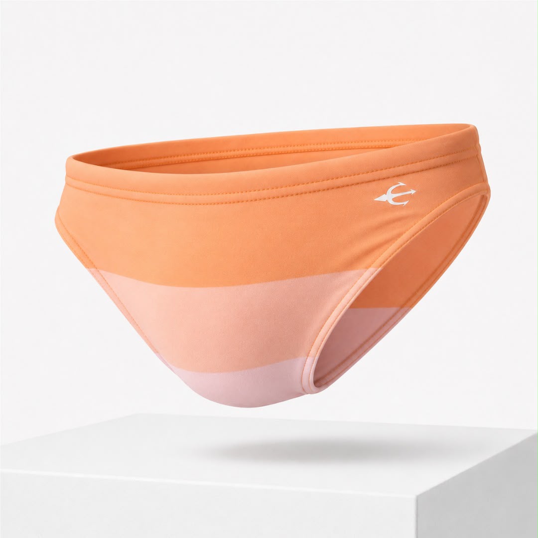 Brief Tricolor Naranja Equal Swimwear Equal Swimwear