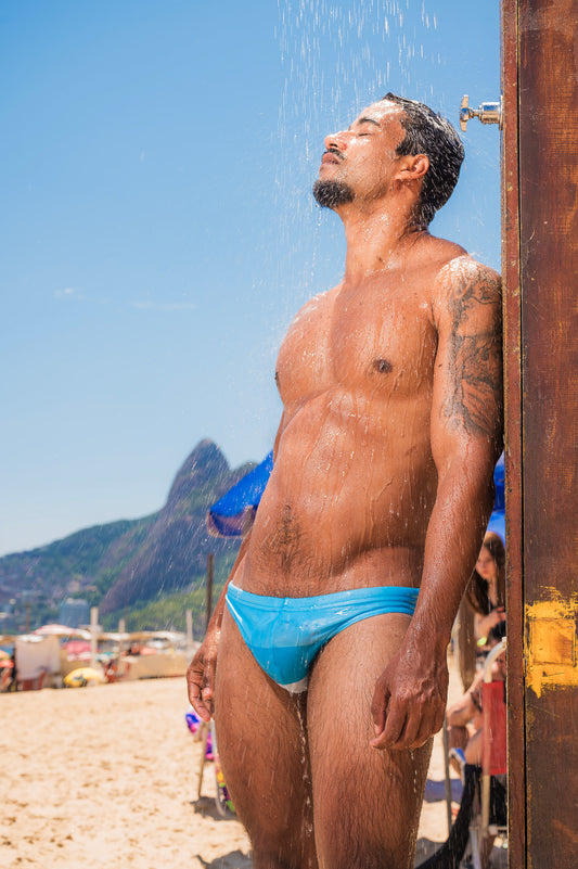 Equal Swimwear Bikini Tricolor Azul