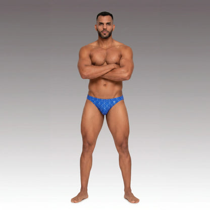 Equal Swimwear Bikini Geométrico Azul