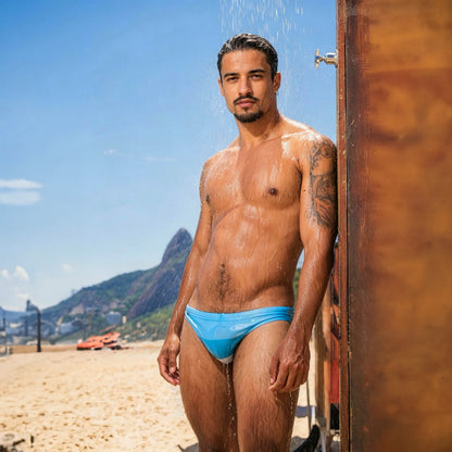Equal Swimwear Bikini Tricolor Azul