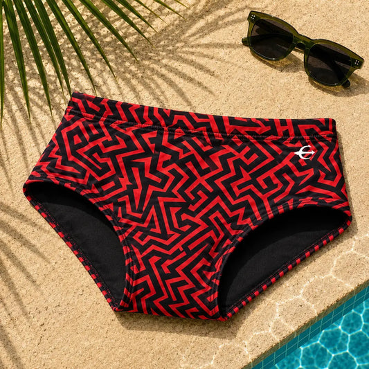 Brief Grecas Rojo EQUAL Swimwear