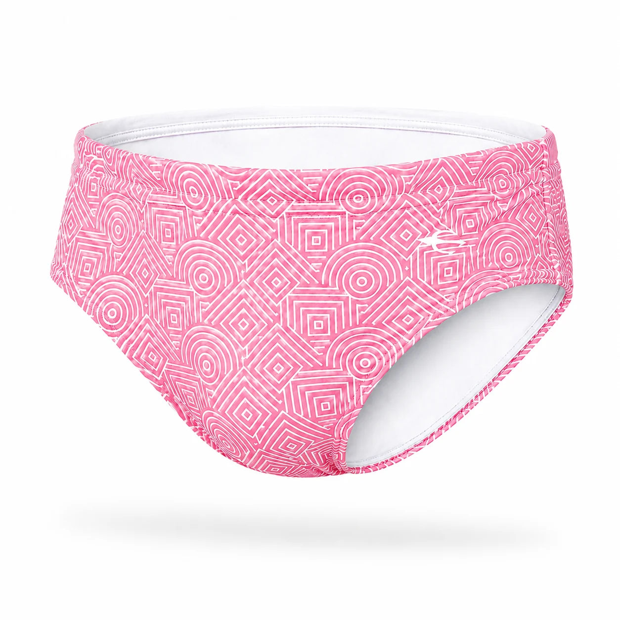 BRIEF + SHORT  GEOMETRICO SALMON