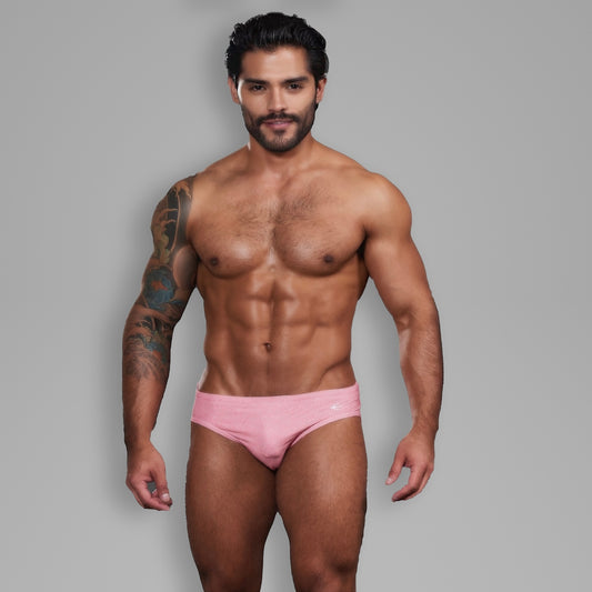 Brief Geométrico Salmón