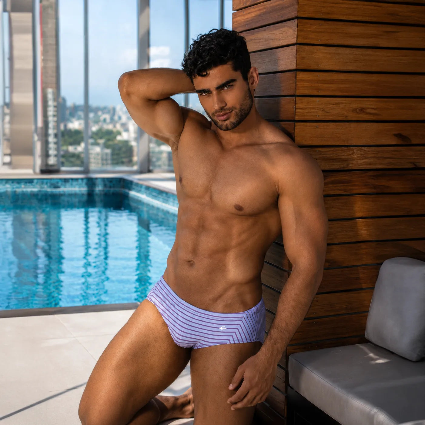 Brief Lines Lila - Equal Swimwear