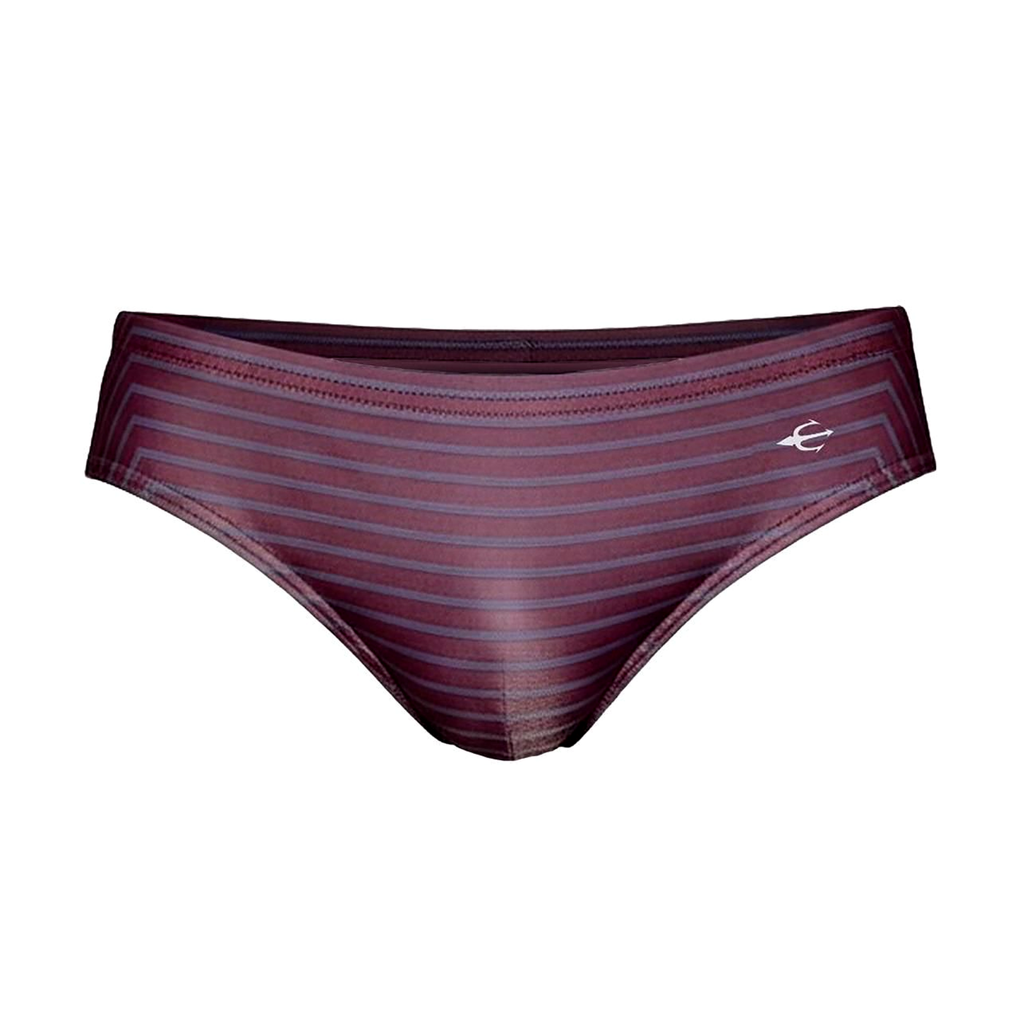Equal Swimwear Brief Lines Vino Tinto