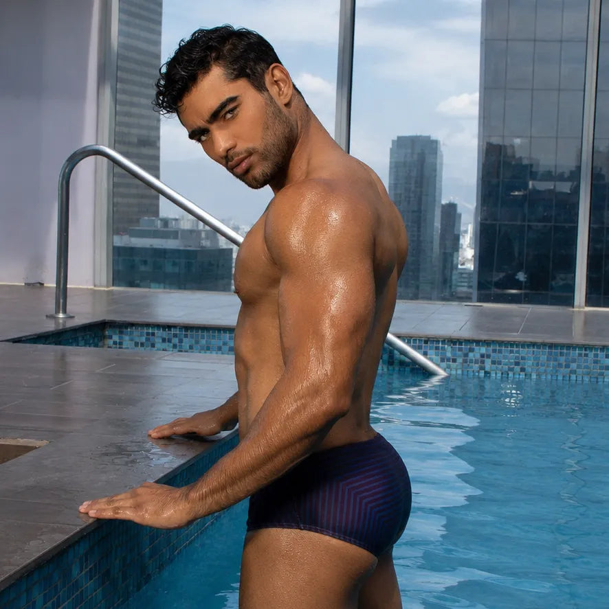 Brief Lines Vino Tinto - Equal Swimwear