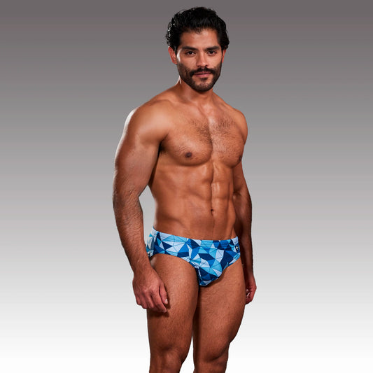 Equal Swimwear Brief Prisma Azul Marino