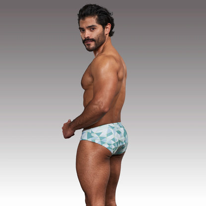 Equal Swimwear Brief Prisma Verde claro