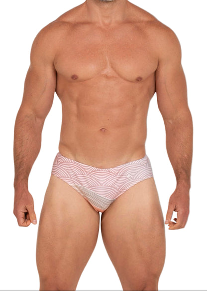 Equal Swimwear Brief Wave Naranja
